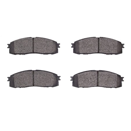 Dynamic Friction Co 5000 Advanced Brake Pads - Ceramic, Long Pad Wear, Rear 1551-0622-00